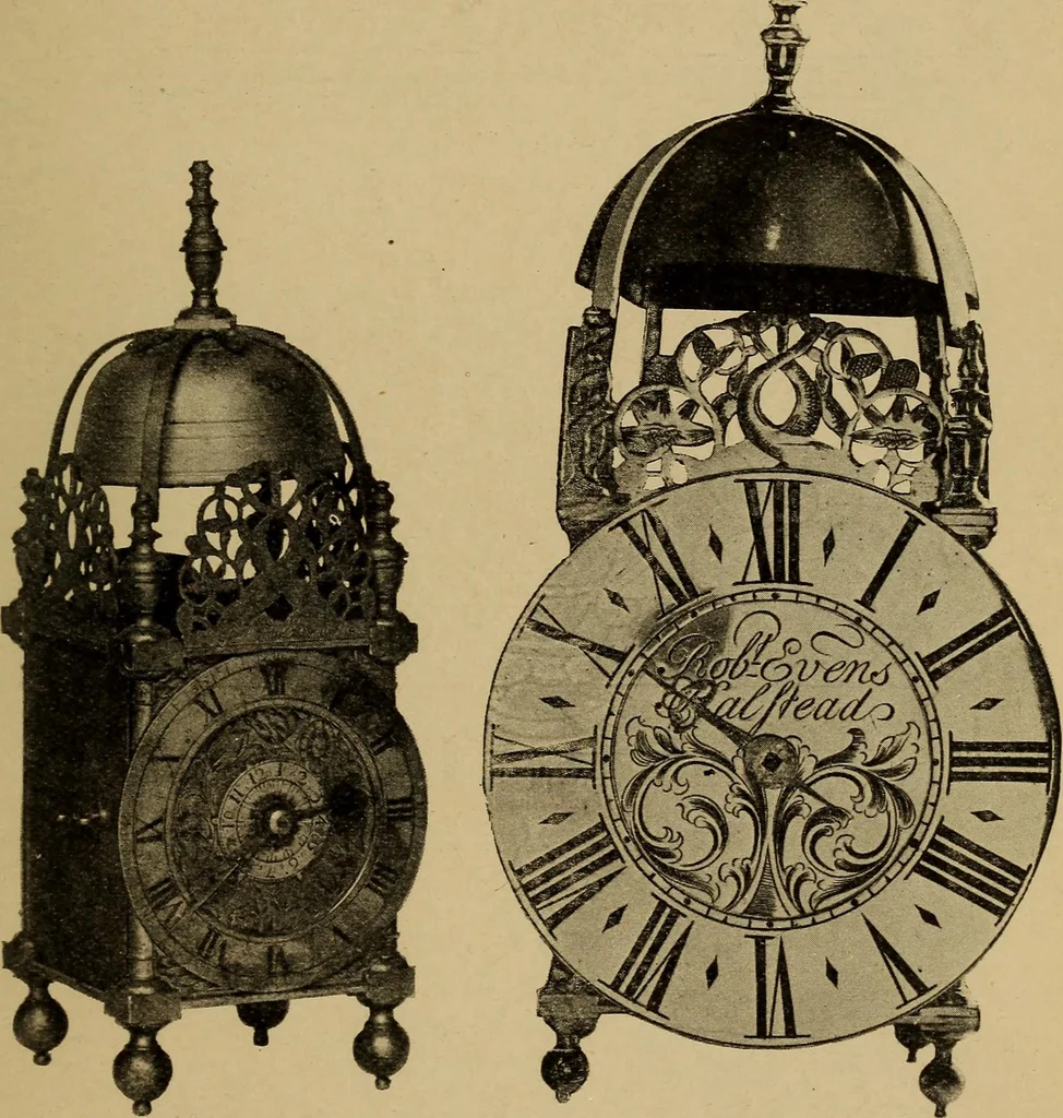 An illustration from Old clocks and watches & their makers : being an historical and descriptive account of the different styles of clocks and watches of the past, in England and abroad, to which is added a list of nearly twelve thousand makers, 1922, leaf 504