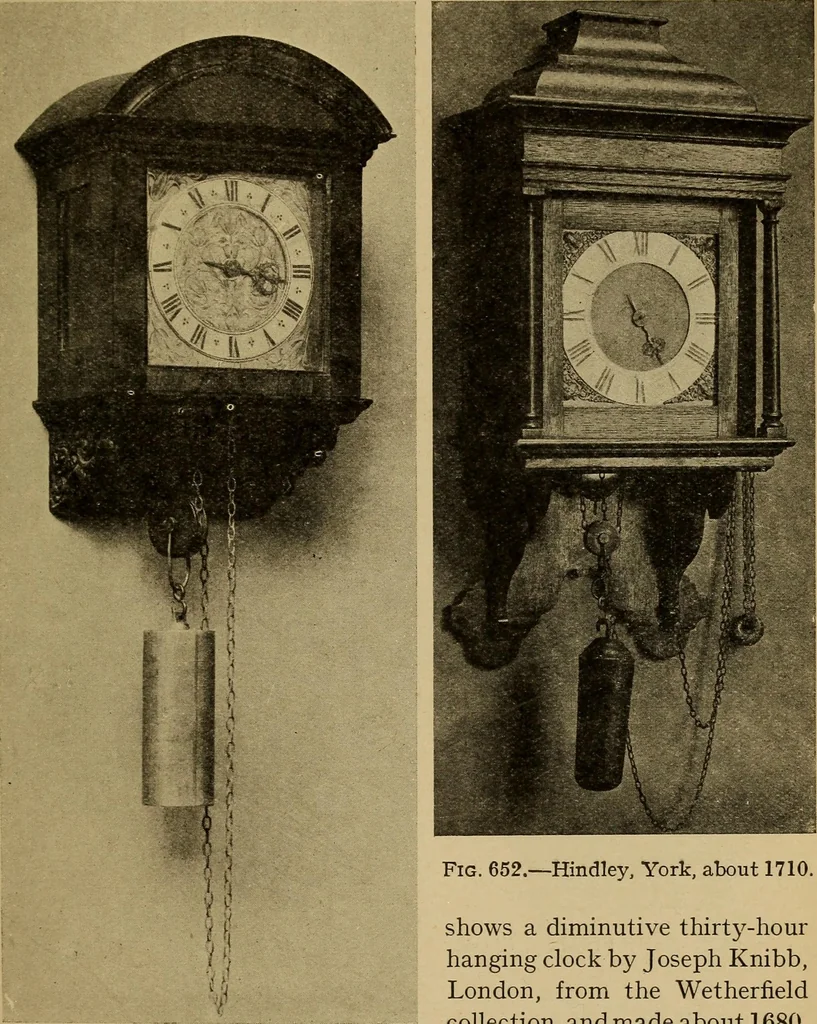 An illustration from Old clocks and watches & their makers : being an historical and descriptive account of the different styles of clocks and watches of the past, in England and abroad, to which is added a list of nearly twelve thousand makers, 1922, leaf 508