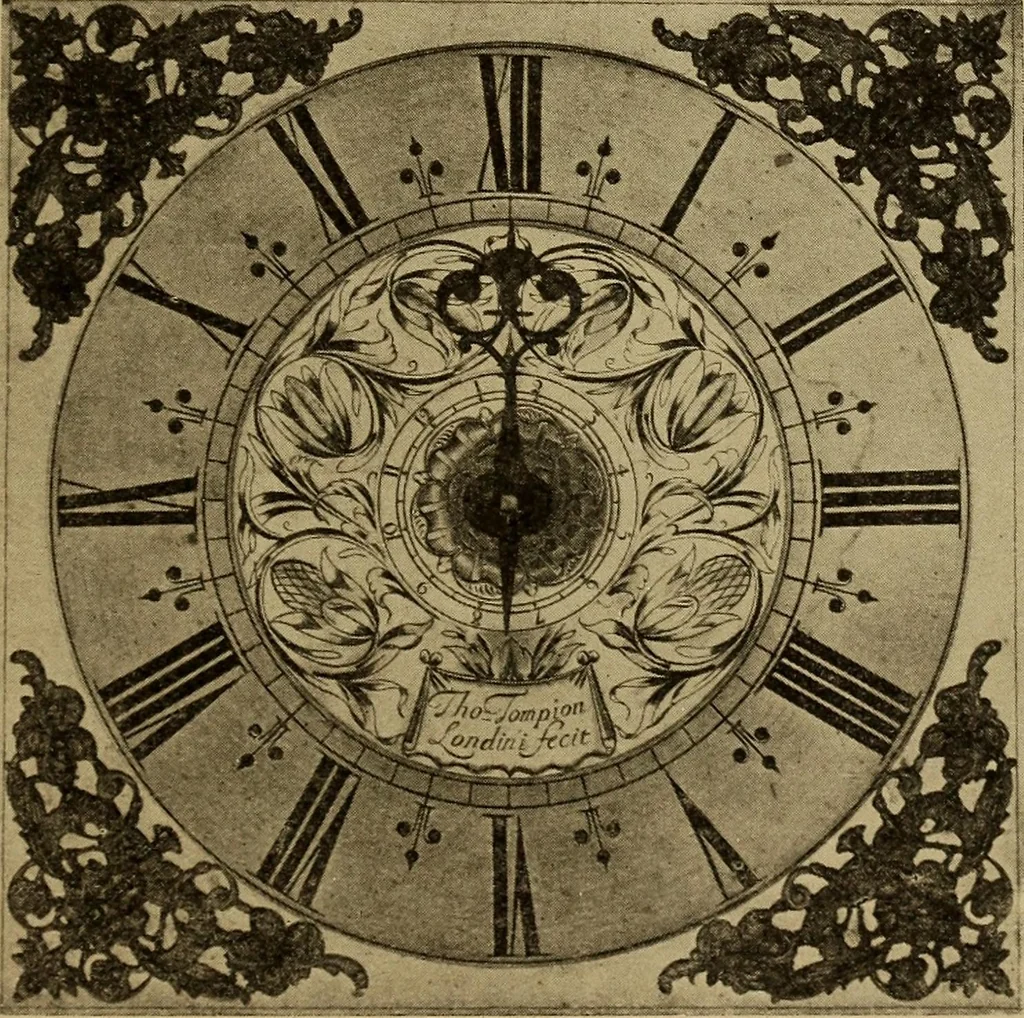 An illustration from Old clocks and watches & their makers : being an historical and descriptive account of the different styles of clocks and watches of the past, in England and abroad, to which is added a list of nearly twelve thousand makers, 1922, leaf 514
