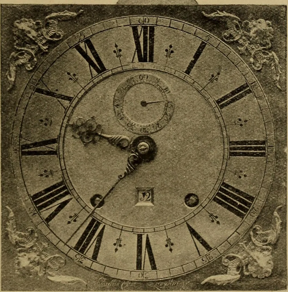 An illustration from Old clocks and watches & their makers : being an historical and descriptive account of the different styles of clocks and watches of the past, in England and abroad, to which is added a list of nearly twelve thousand makers, 1922, leaf 516