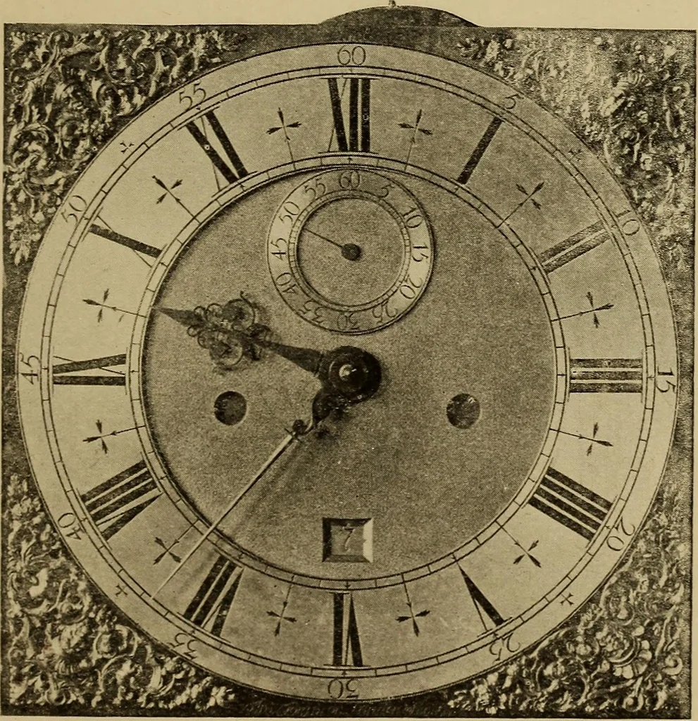 An illustration from Old clocks and watches & their makers : being an historical and descriptive account of the different styles of clocks and watches of the past, in England and abroad, to which is added a list of nearly twelve thousand makers, 1922, leaf 524