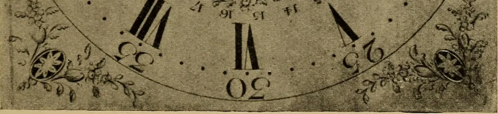 An illustration from Old clocks and watches & their makers : being an historical and descriptive account of the different styles of clocks and watches of the past, in England and abroad, to which is added a list of nearly twelve thousand makers, 1922, leaf 536