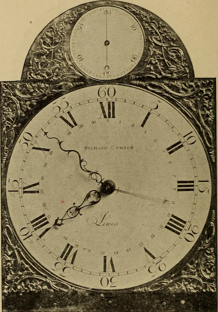 An illustration from Old clocks and watches & their makers : being an historical and descriptive account of the different styles of clocks and watches of the past, in England and abroad, to which is added a list of nearly twelve thousand makers, 1922, leaf 537
