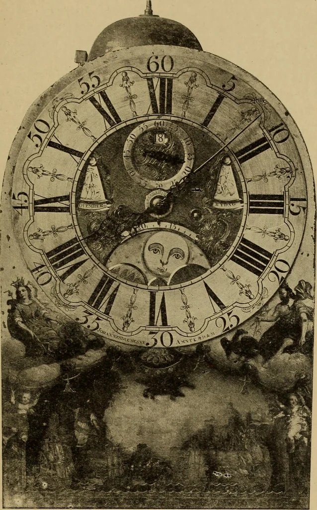 An illustration from Old clocks and watches & their makers : being an historical and descriptive account of the different styles of clocks and watches of the past, in England and abroad, to which is added a list of nearly twelve thousand makers, 1922, leaf 538