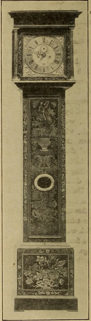 An illustration from Old clocks and watches & their makers : being an historical and descriptive account of the different styles of clocks and watches of the past, in England and abroad, to which is added a list of nearly twelve thousand makers, 1922, leaf 549