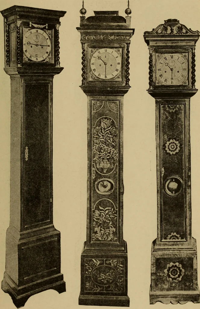 An illustration from Old clocks and watches & their makers : being an historical and descriptive account of the different styles of clocks and watches of the past, in England and abroad, to which is added a list of nearly twelve thousand makers, 1922, leaf 554