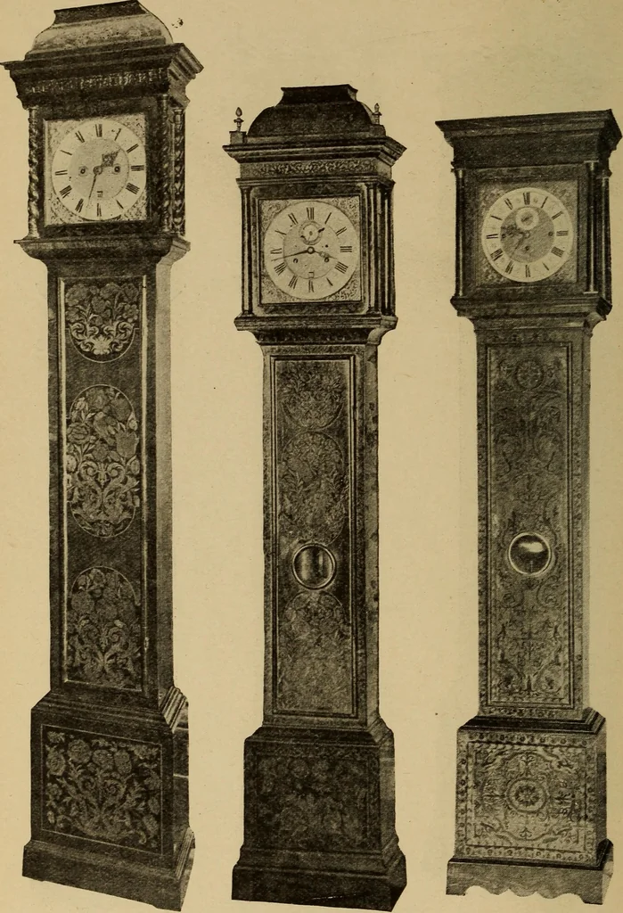 An illustration from Old clocks and watches & their makers : being an historical and descriptive account of the different styles of clocks and watches of the past, in England and abroad, to which is added a list of nearly twelve thousand makers, 1922, leaf 555