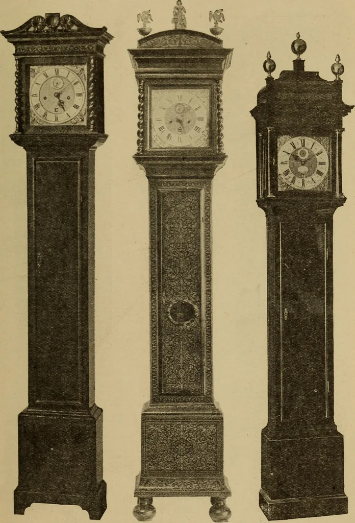 An illustration from Old clocks and watches & their makers : being an historical and descriptive account of the different styles of clocks and watches of the past, in England and abroad, to which is added a list of nearly twelve thousand makers, 1922, leaf 556