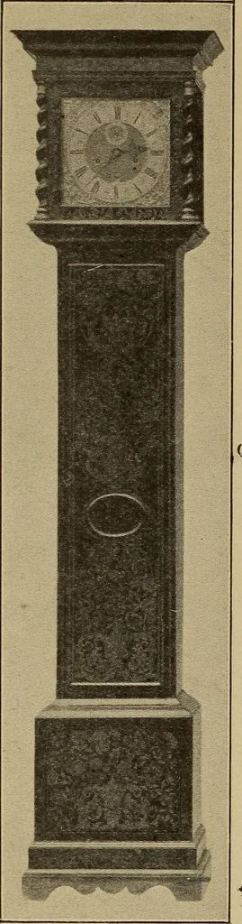 An illustration from Old clocks and watches & their makers : being an historical and descriptive account of the different styles of clocks and watches of the past, in England and abroad, to which is added a list of nearly twelve thousand makers, 1922, leaf 557