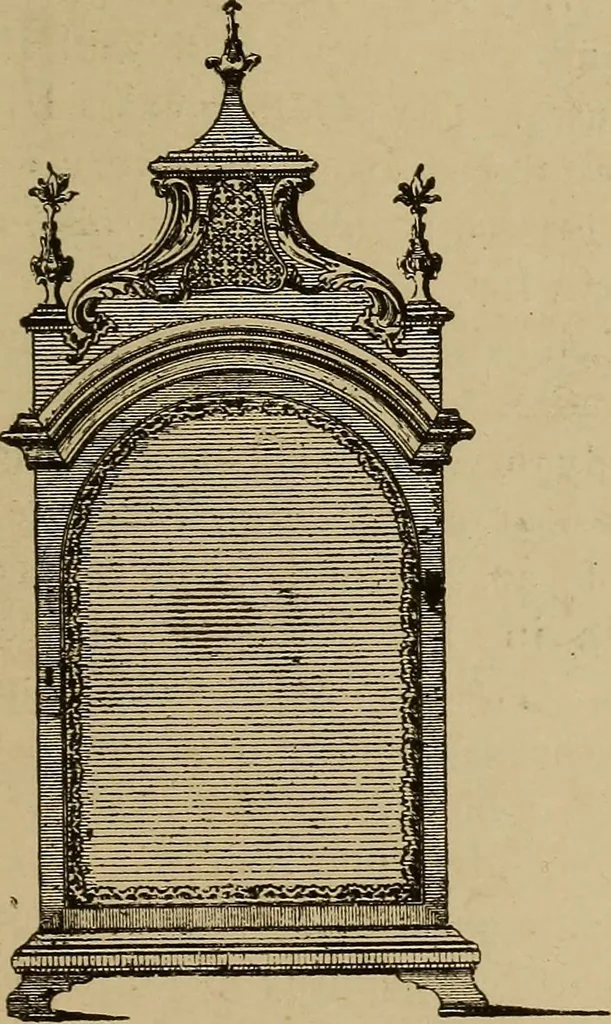 An illustration from Old clocks and watches & their makers : being an historical and descriptive account of the different styles of clocks and watches of the past, in England and abroad, to which is added a list of nearly twelve thousand makers, 1922, leaf 564
