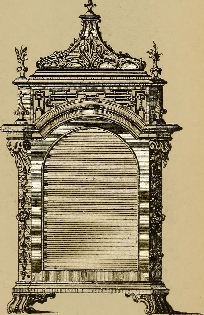 An illustration from Old clocks and watches & their makers : being an historical and descriptive account of the different styles of clocks and watches of the past, in England and abroad, to which is added a list of nearly twelve thousand makers, 1922, leaf 564