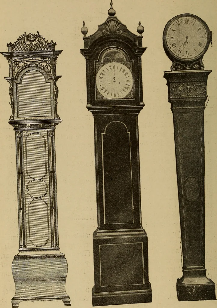 An illustration from Old clocks and watches & their makers : being an historical and descriptive account of the different styles of clocks and watches of the past, in England and abroad, to which is added a list of nearly twelve thousand makers, 1922, leaf 567