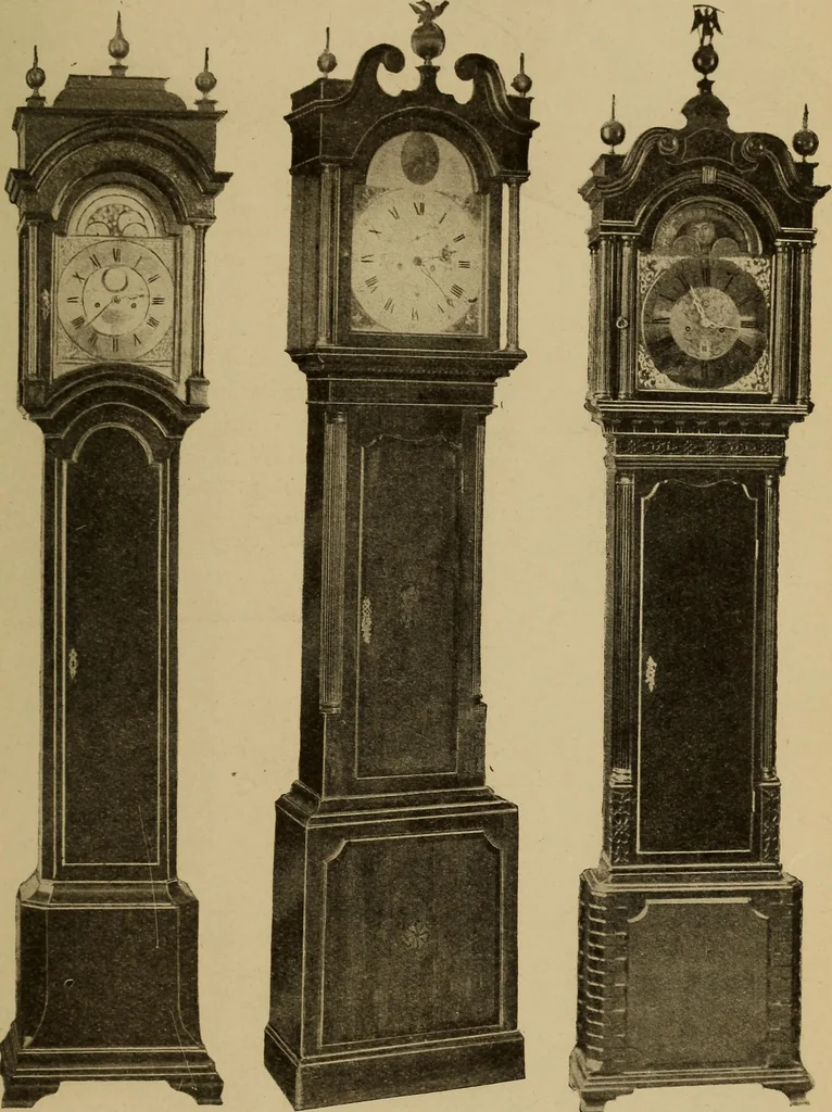 An illustration from Old clocks and watches & their makers : being an historical and descriptive account of the different styles of clocks and watches of the past, in England and abroad, to which is added a list of nearly twelve thousand makers, 1922, leaf 568