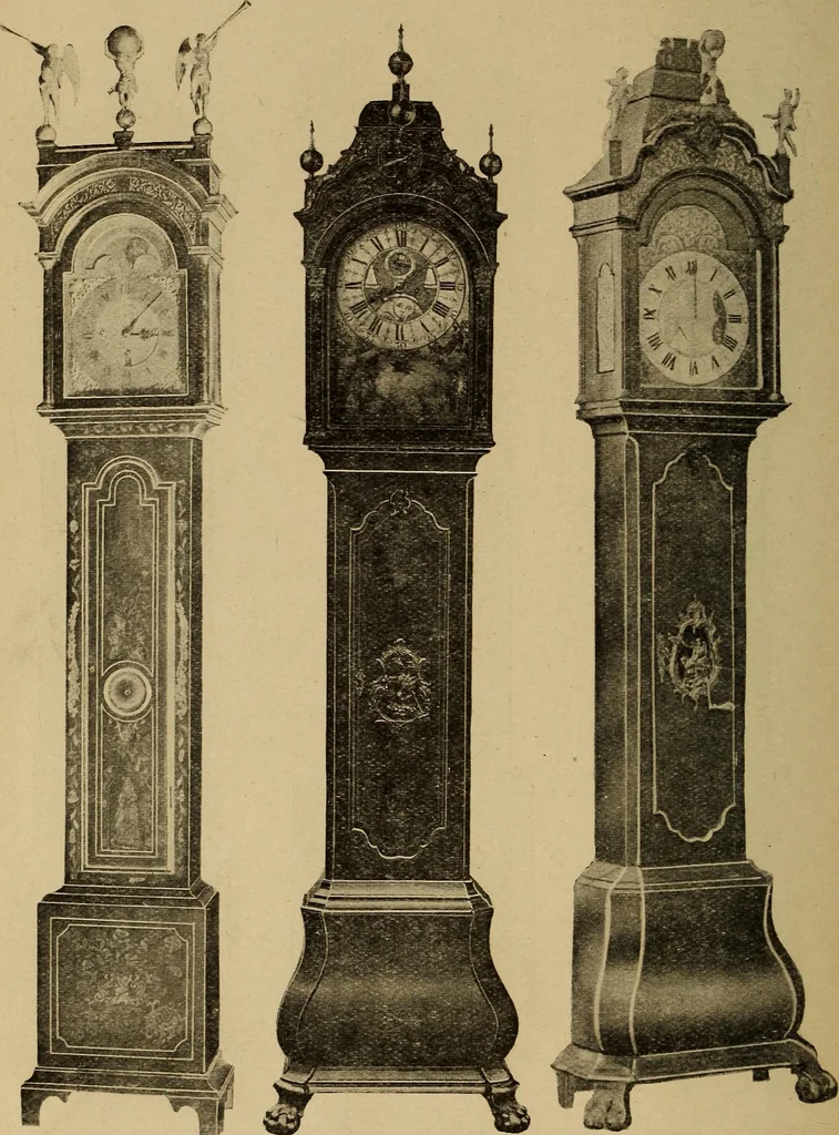 An illustration from Old clocks and watches & their makers : being an historical and descriptive account of the different styles of clocks and watches of the past, in England and abroad, to which is added a list of nearly twelve thousand makers, 1922, leaf 569