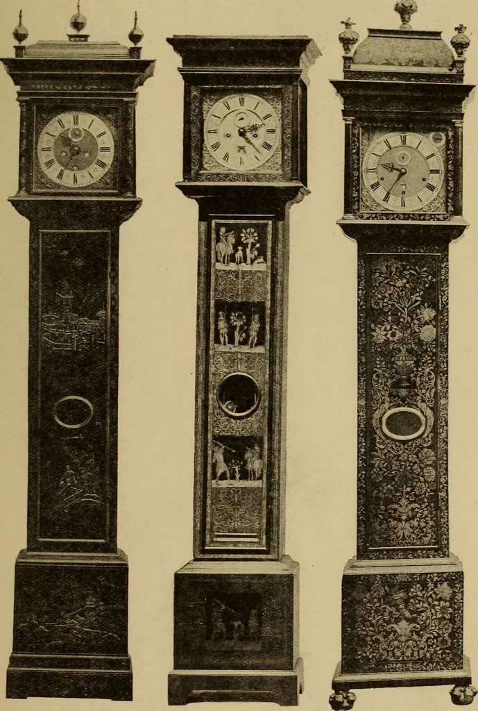 An illustration from Old clocks and watches & their makers : being an historical and descriptive account of the different styles of clocks and watches of the past, in England and abroad, to which is added a list of nearly twelve thousand makers, 1922, leaf 574