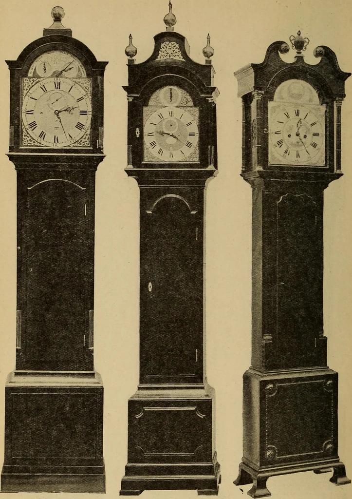 An illustration from Old clocks and watches & their makers : being an historical and descriptive account of the different styles of clocks and watches of the past, in England and abroad, to which is added a list of nearly twelve thousand makers, 1922, leaf 577