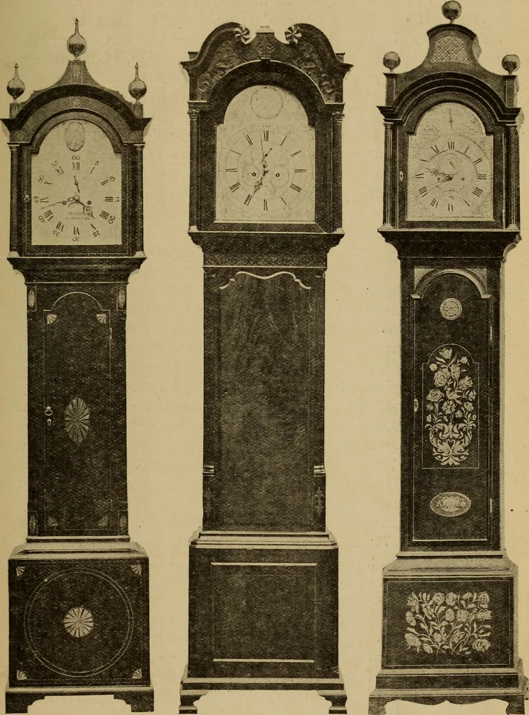 An illustration from Old clocks and watches & their makers : being an historical and descriptive account of the different styles of clocks and watches of the past, in England and abroad, to which is added a list of nearly twelve thousand makers, 1922, leaf 578