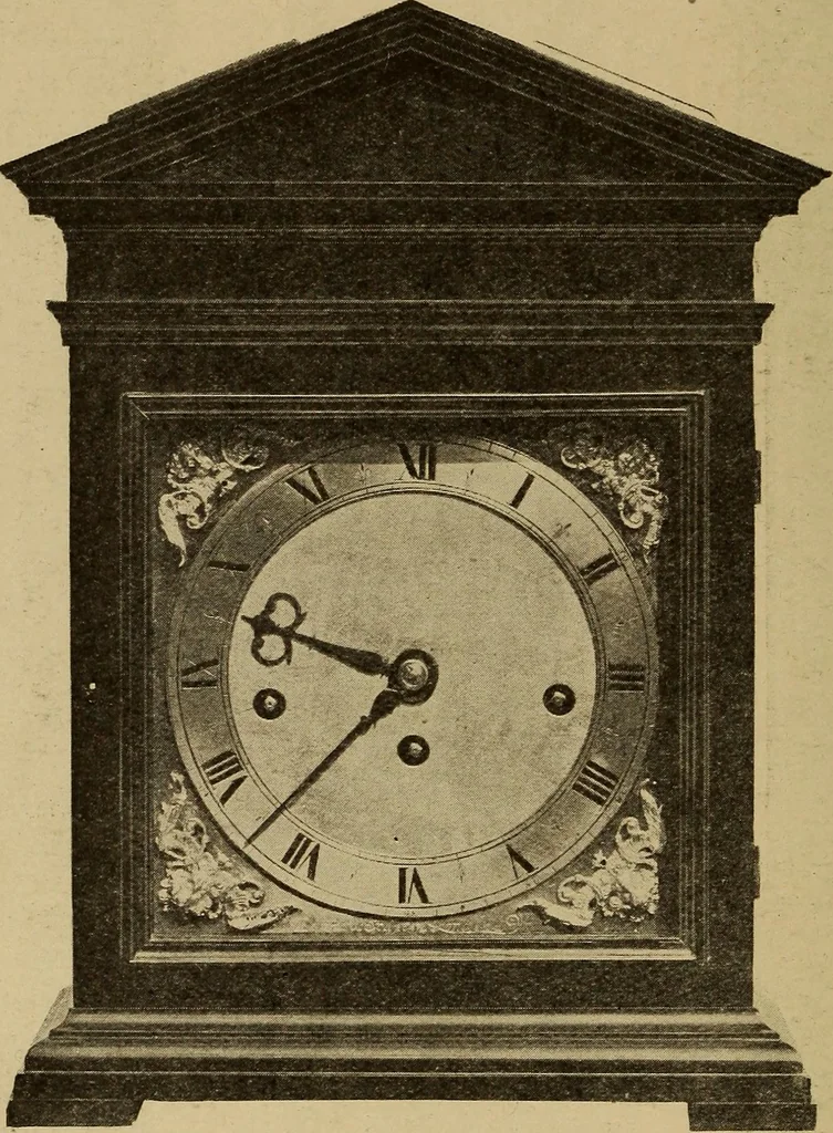An illustration from Old clocks and watches & their makers : being an historical and descriptive account of the different styles of clocks and watches of the past, in England and abroad, to which is added a list of nearly twelve thousand makers, 1922, leaf 583