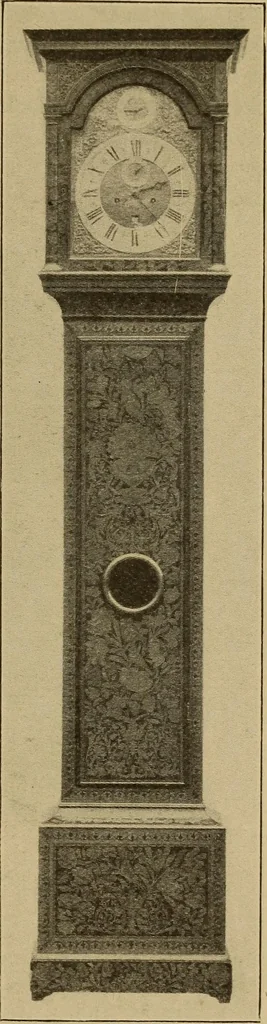 An illustration from Old clocks and watches & their makers : being an historical and descriptive account of the different styles of clocks and watches of the past, in England and abroad, to which is added a list of nearly twelve thousand makers, 1922, leaf 584