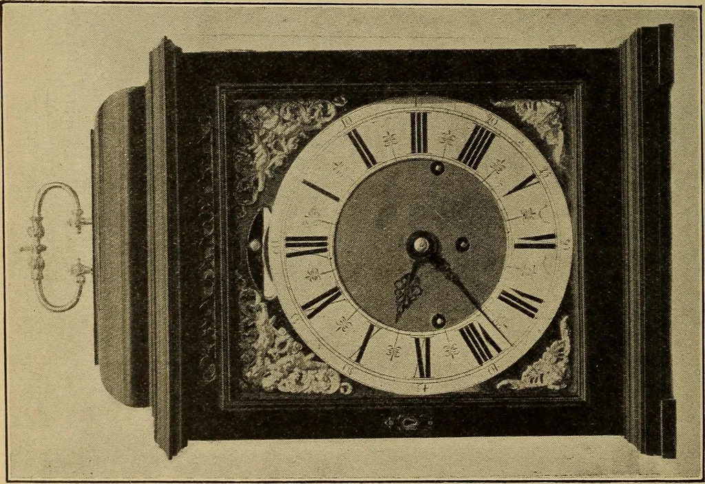 An illustration from Old clocks and watches & their makers : being an historical and descriptive account of the different styles of clocks and watches of the past, in England and abroad, to which is added a list of nearly twelve thousand makers, 1922, leaf 589