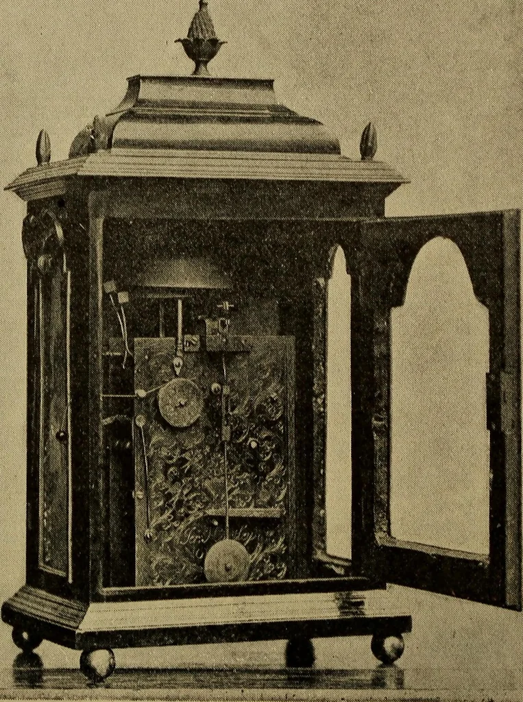 An illustration from Old clocks and watches & their makers : being an historical and descriptive account of the different styles of clocks and watches of the past, in England and abroad, to which is added a list of nearly twelve thousand makers, 1922, leaf 593