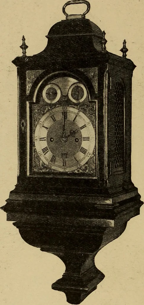 An illustration from Old clocks and watches & their makers : being an historical and descriptive account of the different styles of clocks and watches of the past, in England and abroad, to which is added a list of nearly twelve thousand makers, 1922, leaf 599