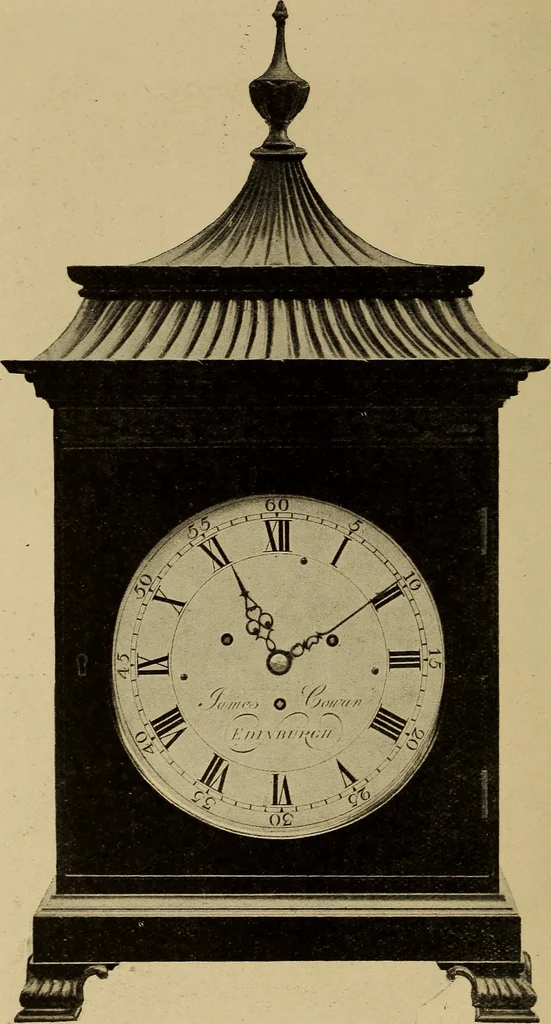 An illustration from Old clocks and watches & their makers : being an historical and descriptive account of the different styles of clocks and watches of the past, in England and abroad, to which is added a list of nearly twelve thousand makers, 1922, leaf 601