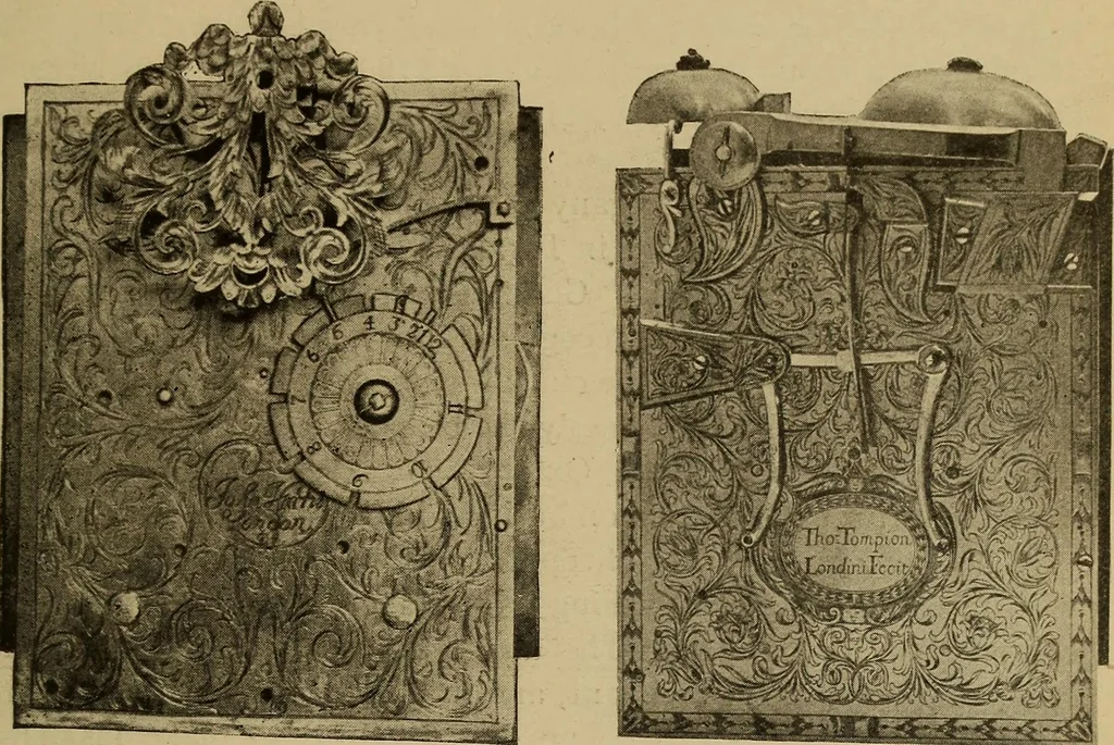 An illustration from Old clocks and watches & their makers : being an historical and descriptive account of the different styles of clocks and watches of the past, in England and abroad, to which is added a list of nearly twelve thousand makers, 1922, leaf 604