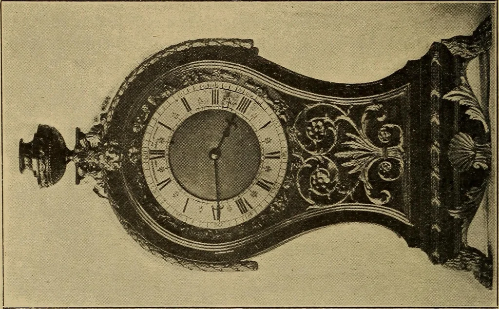 An illustration from Old clocks and watches & their makers : being an historical and descriptive account of the different styles of clocks and watches of the past, in England and abroad, to which is added a list of nearly twelve thousand makers, 1922, leaf 607