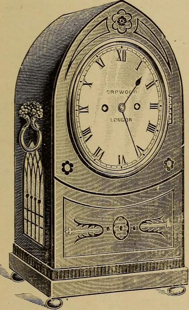 An illustration from Old clocks and watches & their makers : being an historical and descriptive account of the different styles of clocks and watches of the past, in England and abroad, to which is added a list of nearly twelve thousand makers, 1922, leaf 610