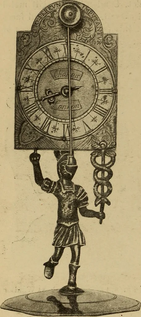 An illustration from Old clocks and watches & their makers : being an historical and descriptive account of the different styles of clocks and watches of the past, in England and abroad, to which is added a list of nearly twelve thousand makers, 1922, leaf 611
