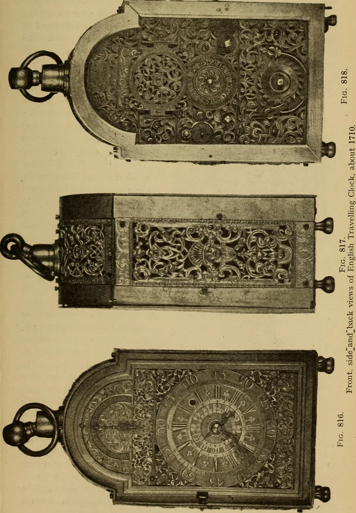 An illustration from Old clocks and watches & their makers : being an historical and descriptive account of the different styles of clocks and watches of the past, in England and abroad, to which is added a list of nearly twelve thousand makers, 1922, leaf 612