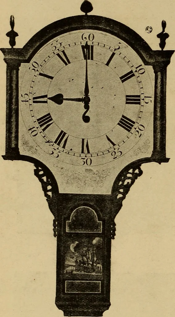 An illustration from Old clocks and watches & their makers : being an historical and descriptive account of the different styles of clocks and watches of the past, in England and abroad, to which is added a list of nearly twelve thousand makers, 1922, leaf 613