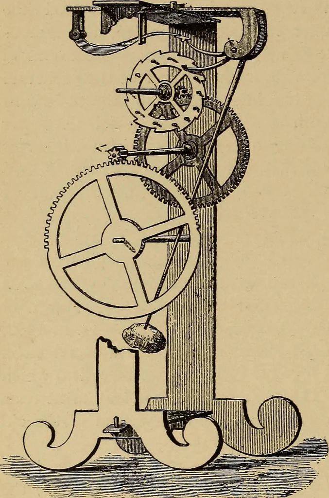 An illustration from Old clocks and watches & their makers : being an historical and descriptive account of the different styles of clocks and watches of the past, in England and abroad, to which is added a list of nearly twelve thousand makers, 1922, leaf 617