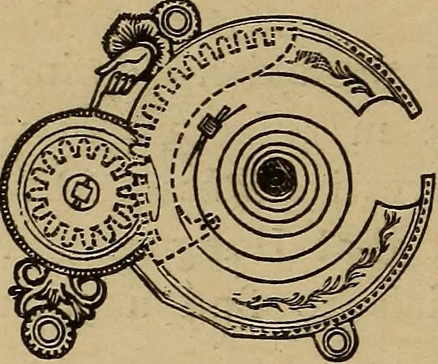 An illustration from Old clocks and watches & their makers : being an historical and descriptive account of the different styles of clocks and watches of the past, in England and abroad, to which is added a list of nearly twelve thousand makers, 1922, leaf 623