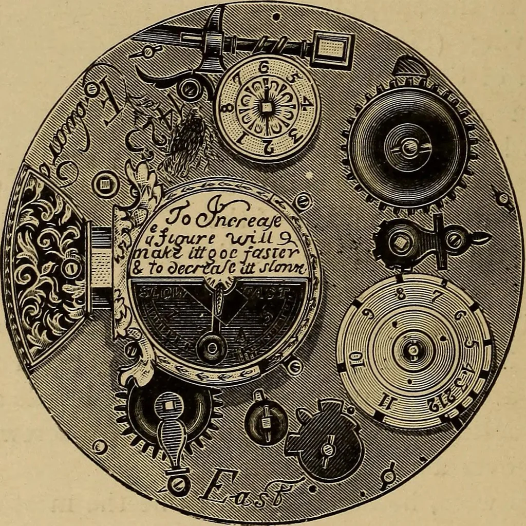 An illustration from Old clocks and watches & their makers : being an historical and descriptive account of the different styles of clocks and watches of the past, in England and abroad, to which is added a list of nearly twelve thousand makers, 1922, leaf 623