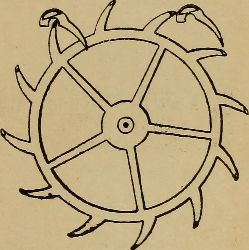 An illustration from Old clocks and watches & their makers : being an historical and descriptive account of the different styles of clocks and watches of the past, in England and abroad, to which is added a list of nearly twelve thousand makers, 1922, leaf 628