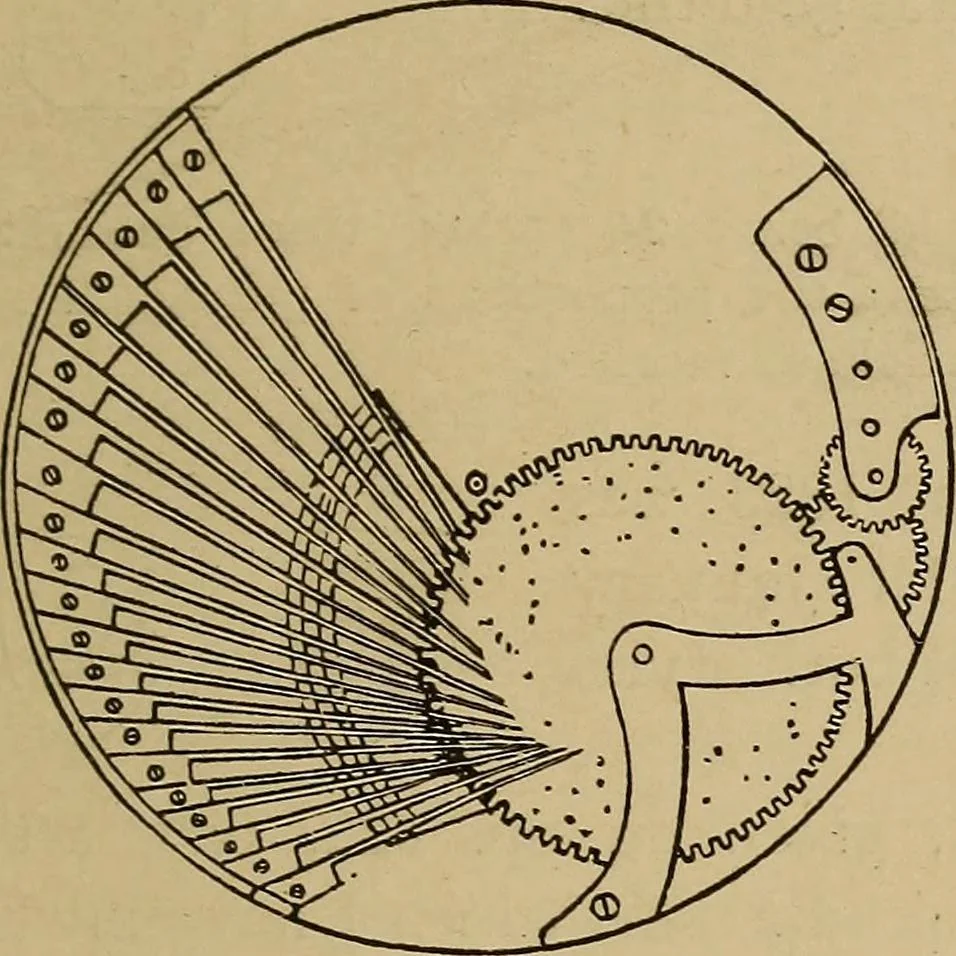 An illustration from Old clocks and watches & their makers : being an historical and descriptive account of the different styles of clocks and watches of the past, in England and abroad, to which is added a list of nearly twelve thousand makers, 1922, leaf 636