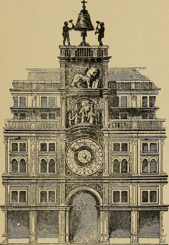 An illustration from Old clocks and watches & their makers : being an historical and descriptive account of the different styles of clocks and watches of the past, in England and abroad, to which is added a list of nearly twelve thousand makers, 1922, leaf 76