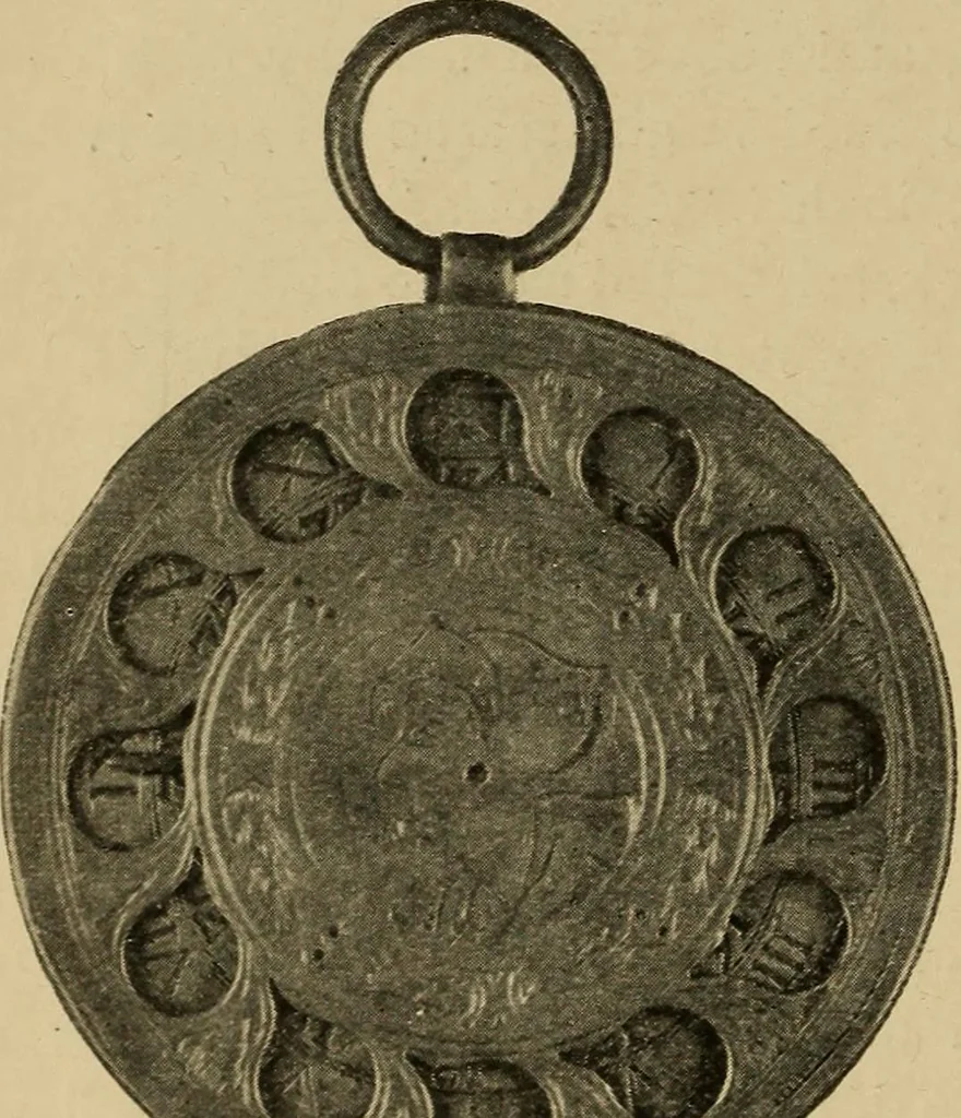 An illustration from Old clocks and watches & their makers : being an historical and descriptive account of the different styles of clocks and watches of the past, in England and abroad, to which is added a list of nearly twelve thousand makers, 1922, leaf 79