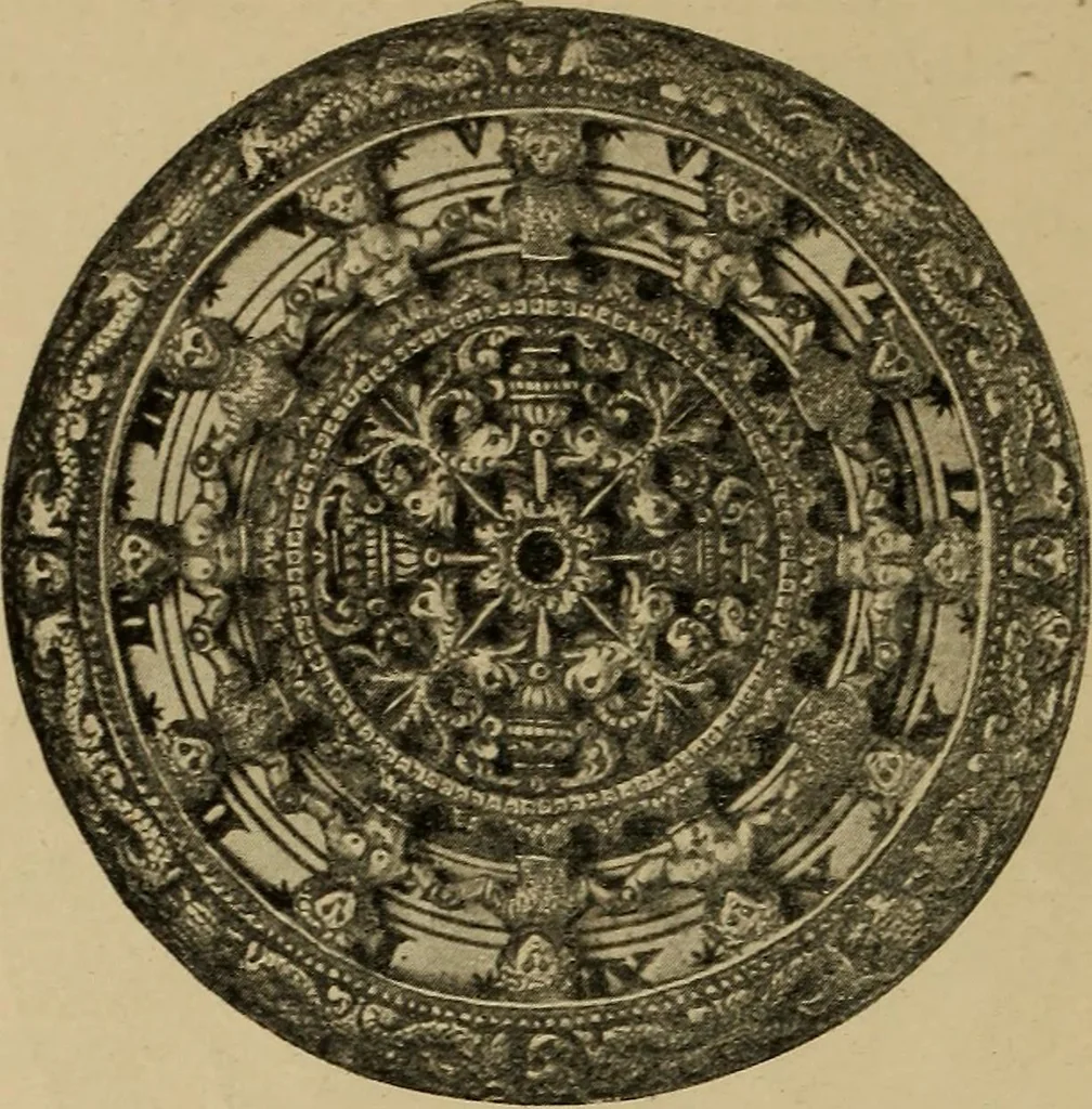 An illustration from Old clocks and watches & their makers : being an historical and descriptive account of the different styles of clocks and watches of the past, in England and abroad, to which is added a list of nearly twelve thousand makers, 1922, leaf 83