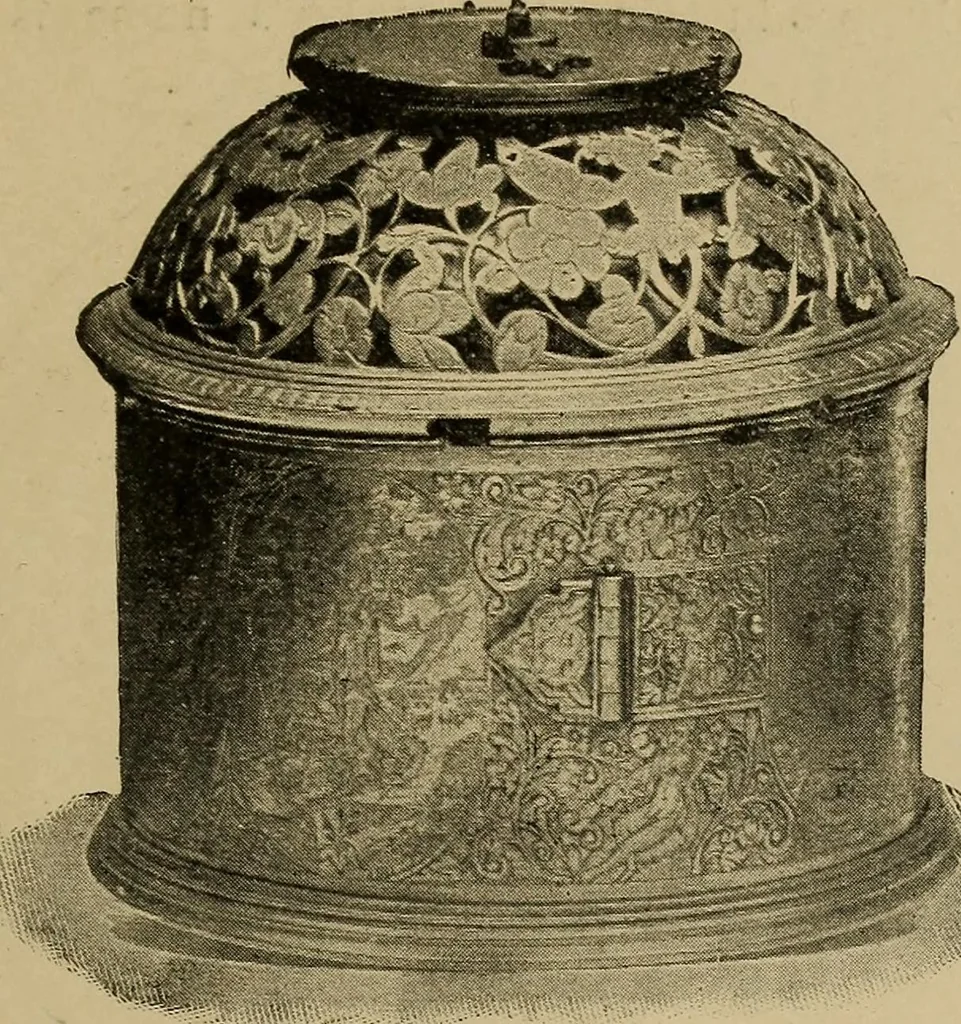 An illustration from Old clocks and watches & their makers : being an historical and descriptive account of the different styles of clocks and watches of the past, in England and abroad, to which is added a list of nearly twelve thousand makers, 1922, leaf 84