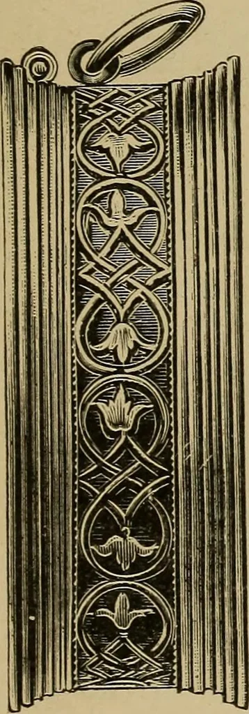 An illustration from Old clocks and watches & their makers : being an historical and descriptive account of the different styles of clocks and watches of the past, in England and abroad, to which is added a list of nearly twelve thousand makers, 1922, leaf 86