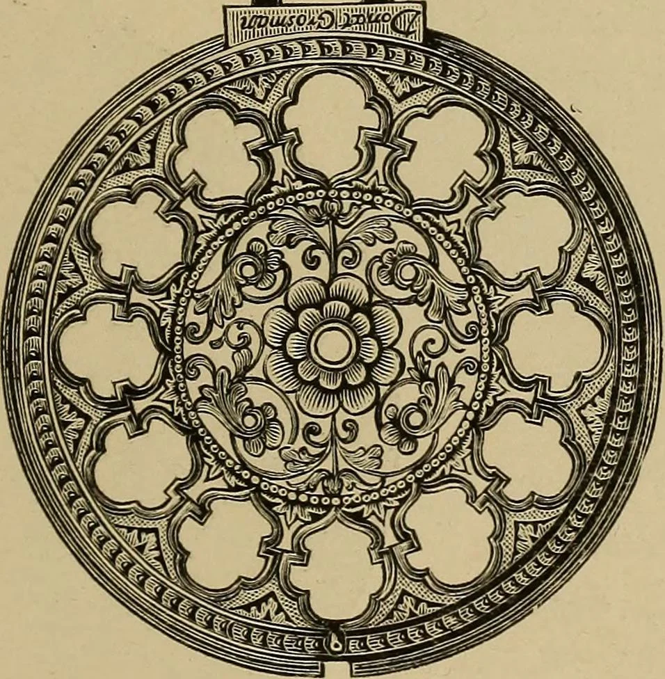 An illustration from Old clocks and watches & their makers : being an historical and descriptive account of the different styles of clocks and watches of the past, in England and abroad, to which is added a list of nearly twelve thousand makers, 1922, leaf 92