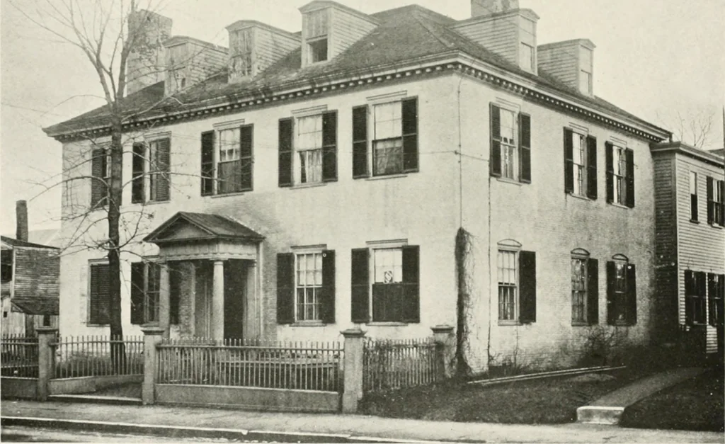 An illustration from Old colonial brick houses of New England, 1917, leaf 30