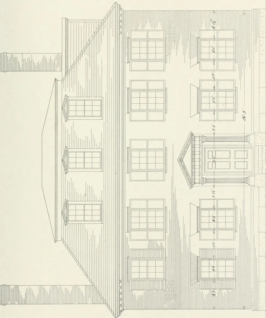 An illustration from Old colonial brick houses of New England, 1917, leaf 32