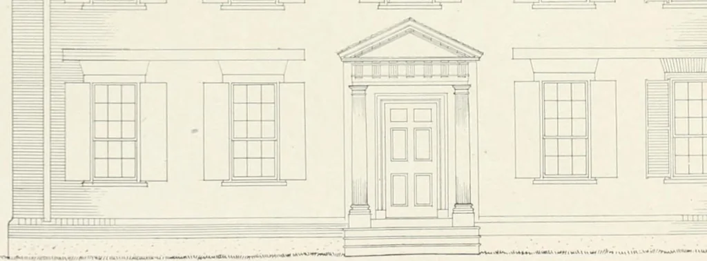 An illustration from Old colonial brick houses of New England, 1917, leaf 36
