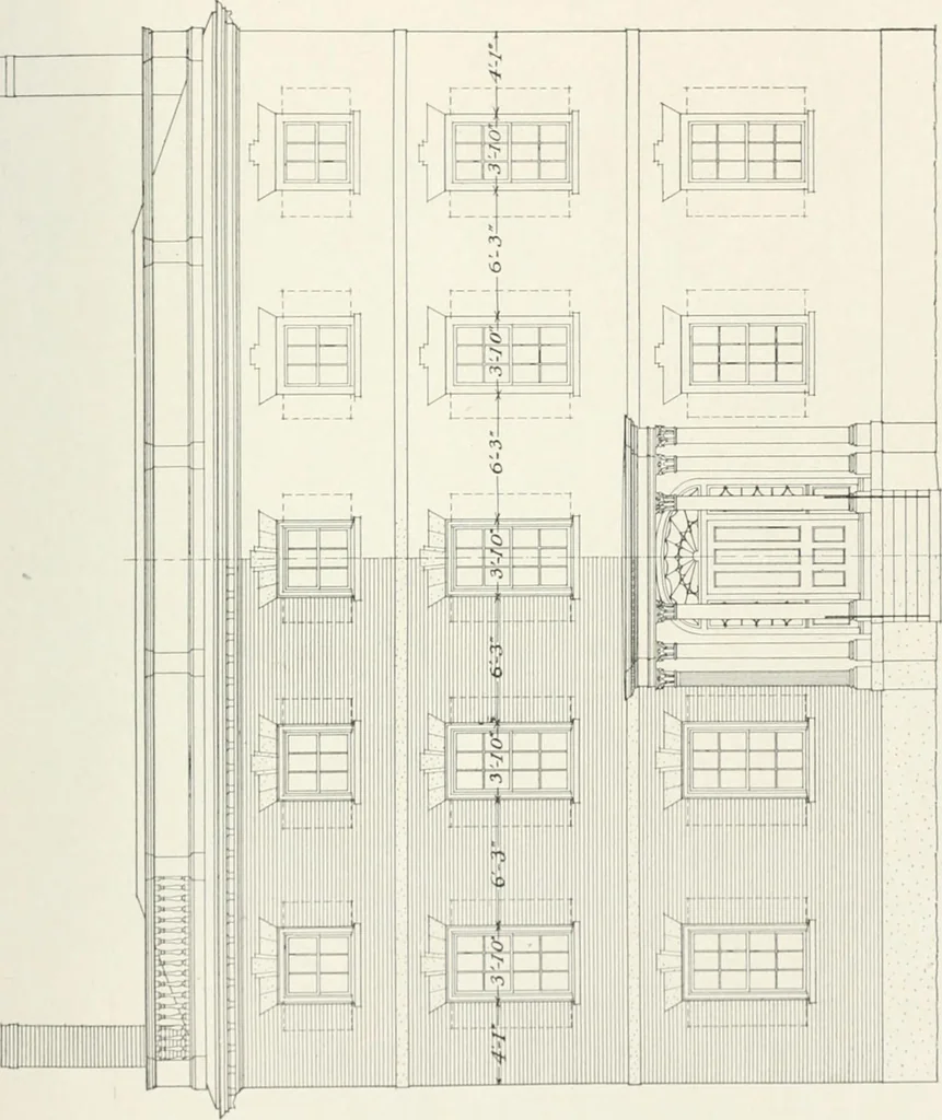 An illustration from Old colonial brick houses of New England, 1917, leaf 52