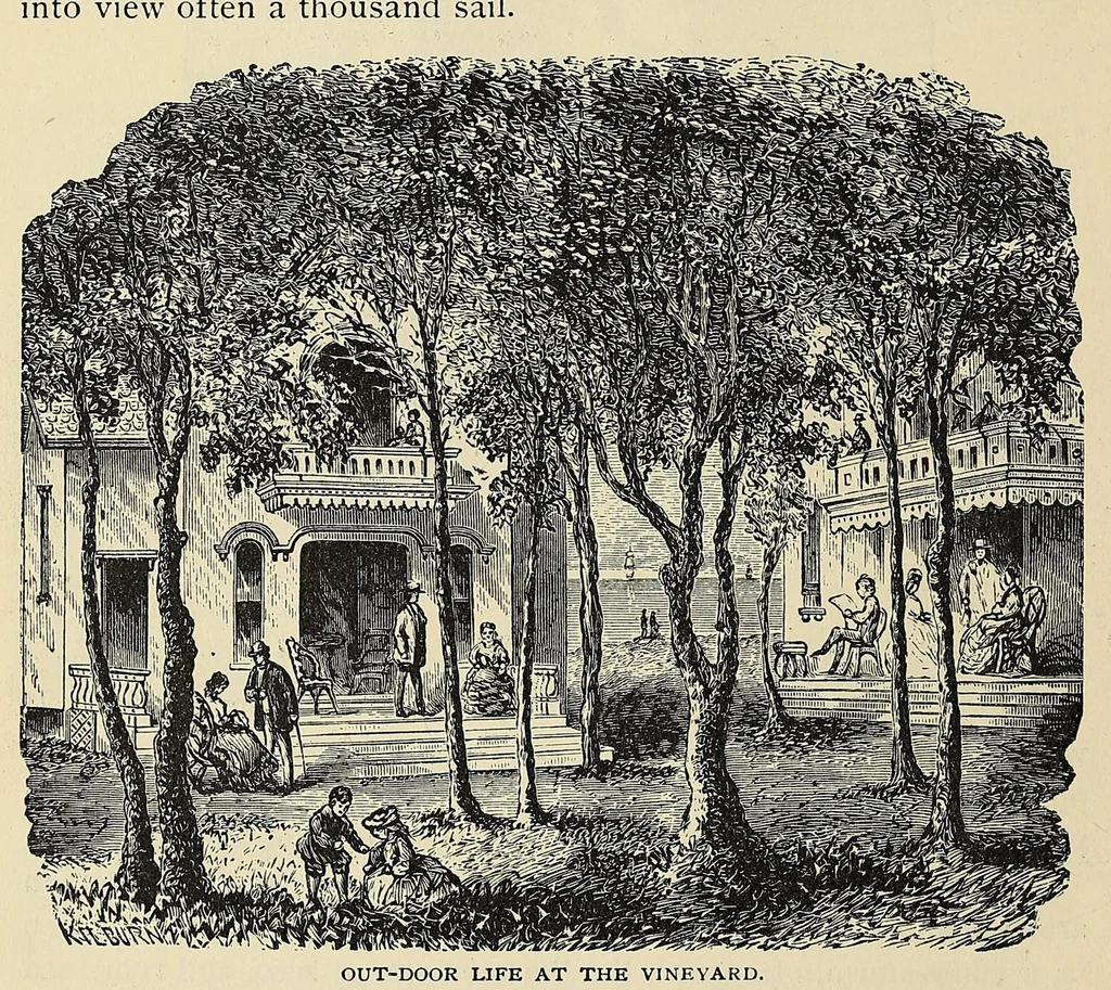 An illustration from The Old Colony railroad: its connections, popular resorts, and fashionable watering-places, 1875, leaf 22
