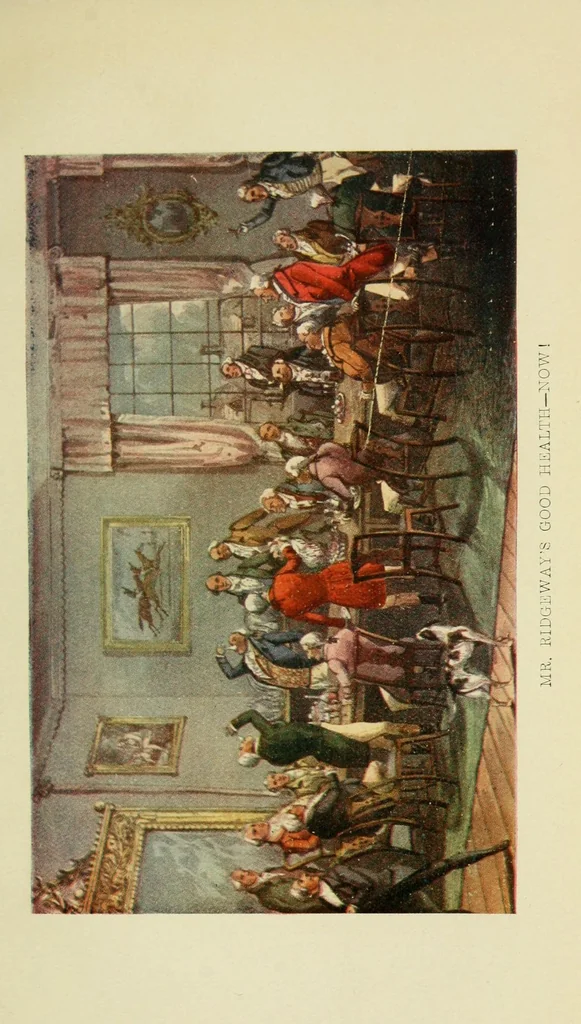An illustration from Old coloured books, 1905, leaf 75